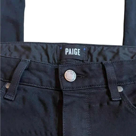 PAIGE Hoxton Ultra Skinny Black Jeans Women’s Size 31 - Picture 7 of 11